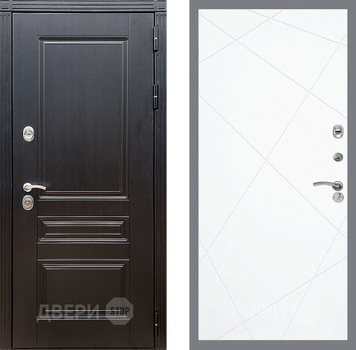 Входная металлическая Дверь Стоп МЕГАПОЛИС ФЛ-291 Силк Сноу в Видное