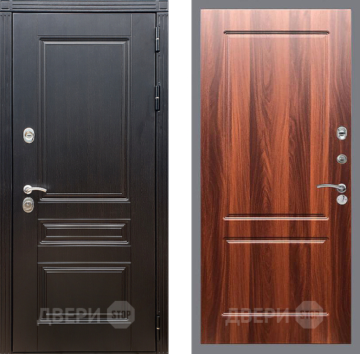 Входная металлическая Дверь Стоп МЕГАПОЛИС ФЛ-117 Итальянский орех в Видное