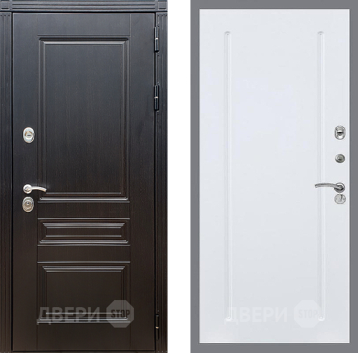 Входная металлическая Дверь Стоп МЕГАПОЛИС ФЛ-68 Силк Сноу в Видное