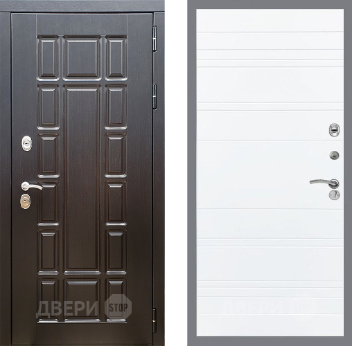 Входная металлическая Дверь Стоп НЬЮ ЙОРК Лайн Силк Сноу в Видное