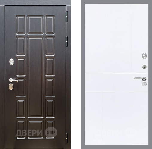 Входная металлическая Дверь Стоп НЬЮ ЙОРК ФЛ-290 Силк Сноу в Видное