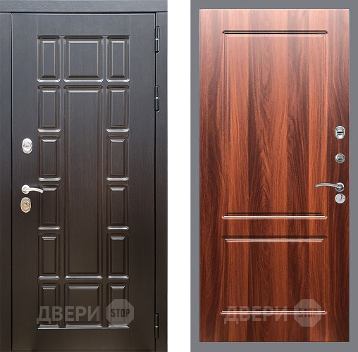 Входная металлическая Дверь Стоп НЬЮ ЙОРК ФЛ-117 Итальянский орех в Видное