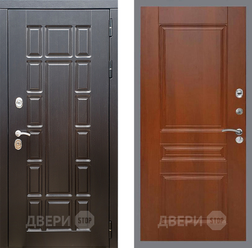 Входная металлическая Дверь Стоп НЬЮ ЙОРК ФЛ-243 Итальянский орех в Видное