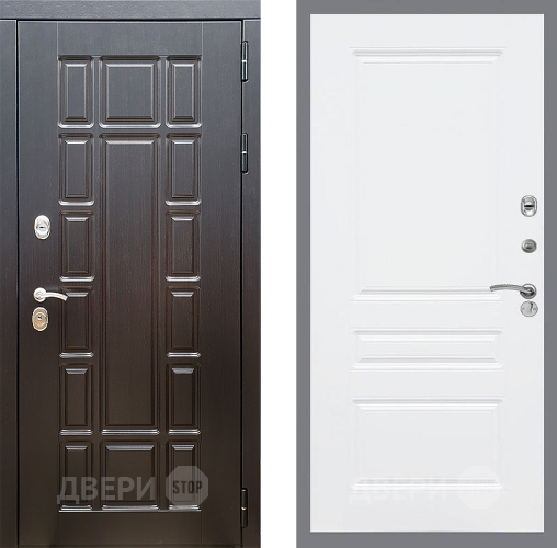 Входная металлическая Дверь Стоп НЬЮ ЙОРК ФЛ-243 Силк Сноу в Видное