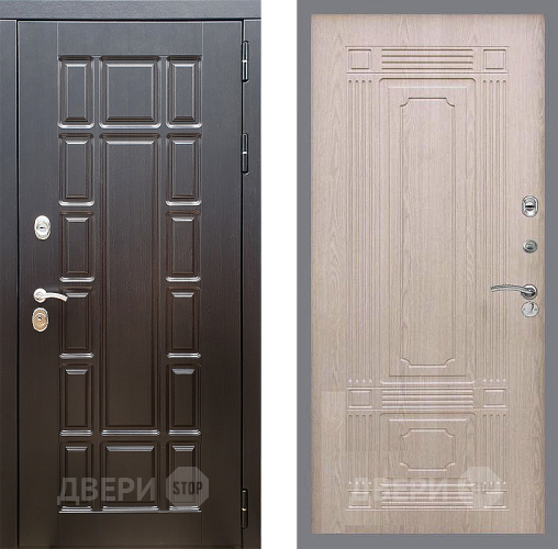 Входная металлическая Дверь Стоп НЬЮ ЙОРК ФЛ-2 Беленый дуб в Видное