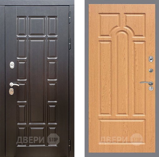 Входная металлическая Дверь Стоп НЬЮ ЙОРК ФЛ-58 Дуб в Видное