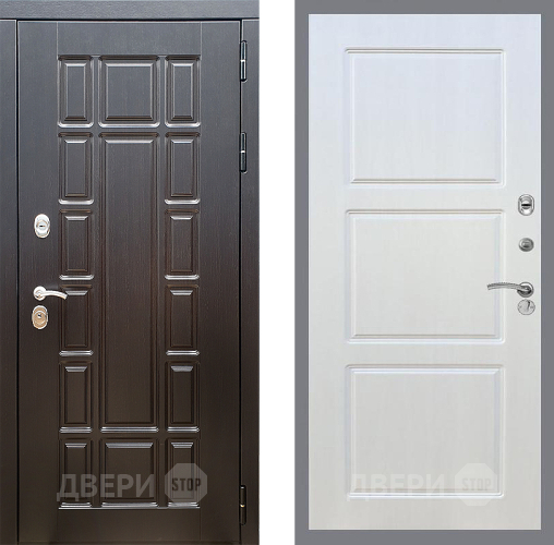 Входная металлическая Дверь Стоп НЬЮ ЙОРК ФЛ-3 Лиственница беж в Видное