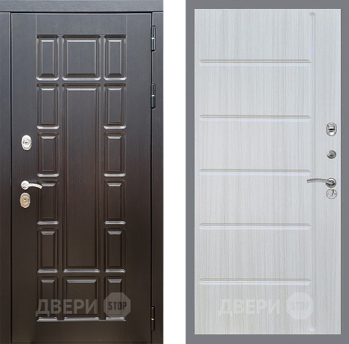 Входная металлическая Дверь Стоп НЬЮ ЙОРК ФЛ-102 Сандал белый в Видное