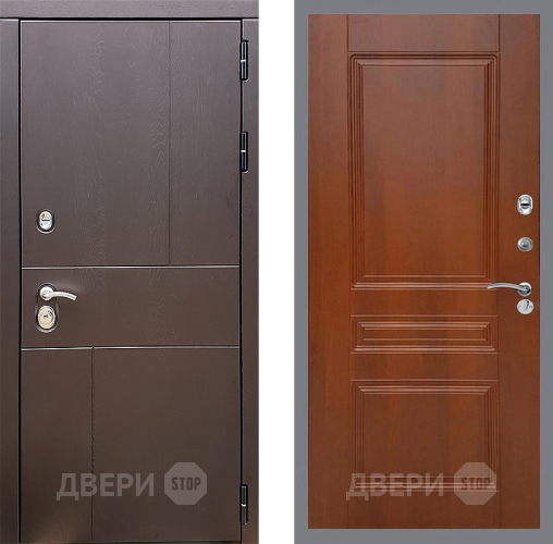 Входная металлическая Дверь Стоп УРБАН ФЛ-243 Итальянский орех в Видное