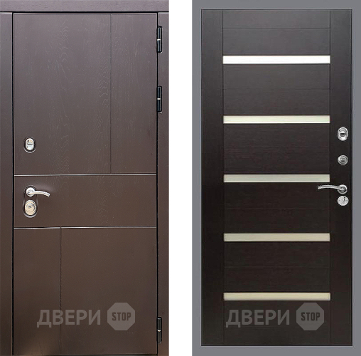Дверь Стоп УРБАН СБ-14 венге поперечный в Видное