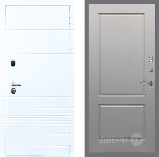 Входная металлическая Дверь Стоп ТРЕНДО ФЛ-117 Грей софт в Видное