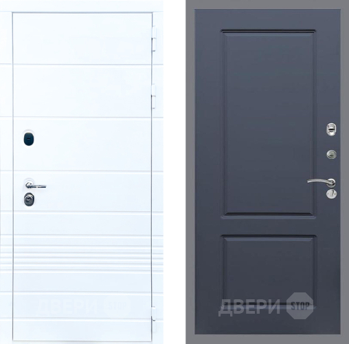 Входная металлическая Дверь Стоп ТРЕНДО ФЛ-117 Силк титан в Видное