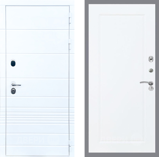 Входная металлическая Дверь Стоп ТРЕНДО ФЛ-119 Силк Сноу в Видное