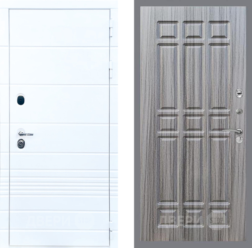 Входная металлическая Дверь Стоп ТРЕНДО ФЛ-33 Сандал грей в Видное