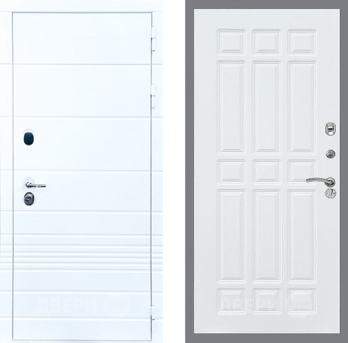 Входная металлическая Дверь Стоп ТРЕНДО ФЛ-33 Силк Сноу в Видное