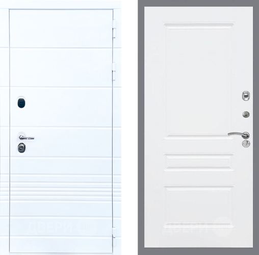 Дверь Стоп ТРЕНДО ФЛ-243 Силк Сноу в Видное