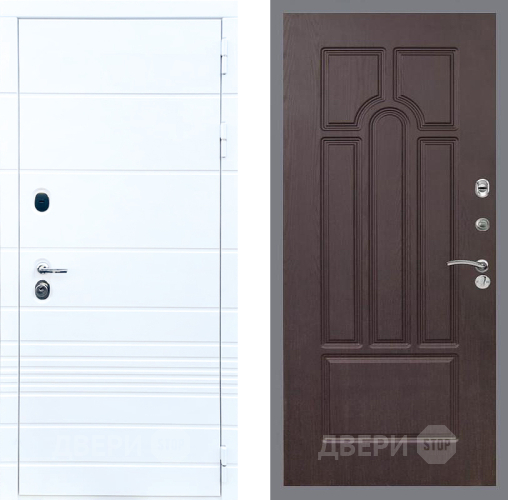 Входная металлическая Дверь Стоп ТРЕНДО ФЛ-58 Венге в Видное