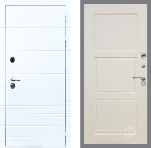 Входная металлическая Дверь Стоп ТРЕНДО ФЛ-3 Шампань в Видное