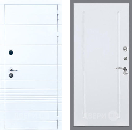 Входная металлическая Дверь Стоп ТРЕНДО ФЛ-68 Силк Сноу в Видное