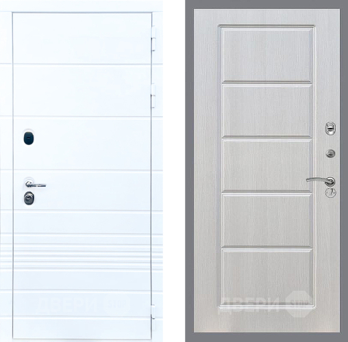 Входная металлическая Дверь Стоп ТРЕНДО ФЛ-39 Лиственница беж в Видное