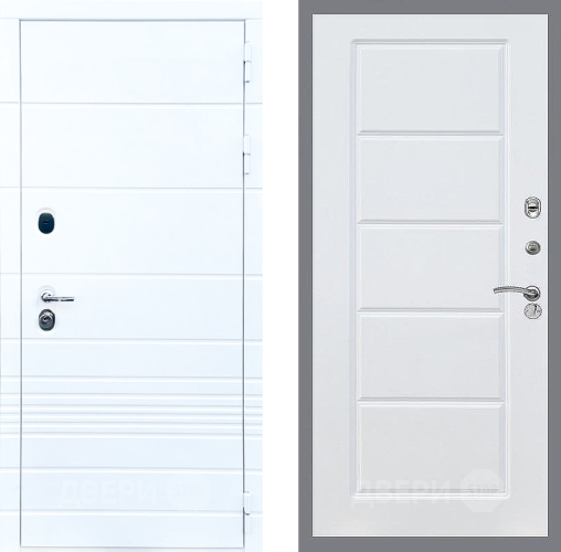 Входная металлическая Дверь Стоп ТРЕНДО ФЛ-39 Силк Сноу в Видное