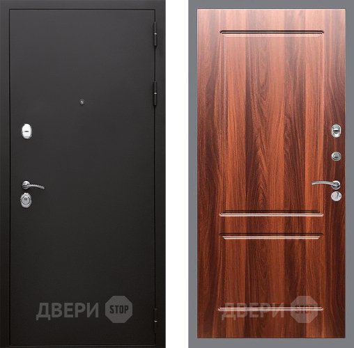 Входная металлическая Дверь Стоп КЛАССИК Шагрень ФЛ-117 Итальянский орех в Видное