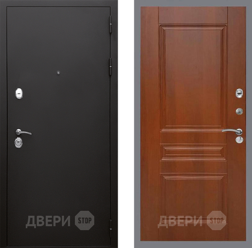 Входная металлическая Дверь Стоп КЛАССИК Шагрень ФЛ-243 Итальянский орех в Видное
