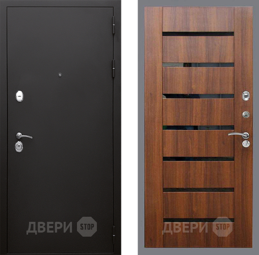 Входная металлическая Дверь Стоп КЛАССИК Шагрень СБ-14 Орех бренди в Видное