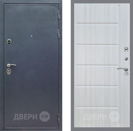 Входная металлическая Дверь Стоп СИЛЬВЕР ФЛ-102 Сандал белый в Видное