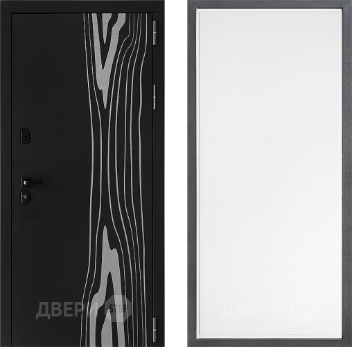 Входная металлическая Дверь Дверной континент ДК-12 ФЛ-649 Белый софт в Видное