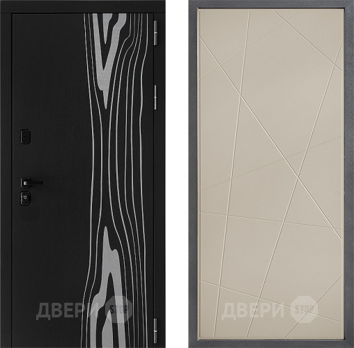 Входная металлическая Дверь Дверной континент ДК-12 ФЛ-655 Капучино в Видное