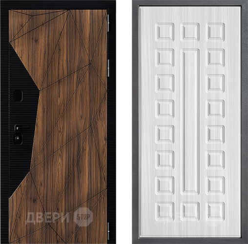 Входная металлическая Дверь Дверной континент ДК-11 ФЛ-183 Сандал белый в Видное