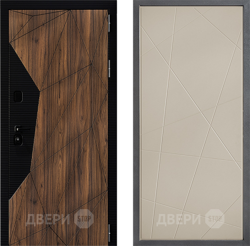 Входная металлическая Дверь Дверной континент ДК-11 ФЛ-655 Капучино в Видное