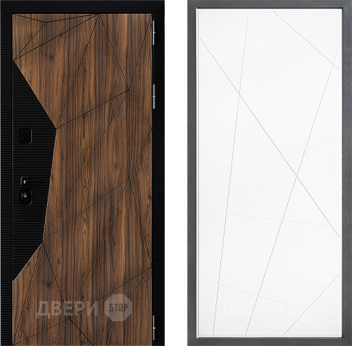 Входная металлическая Дверь Дверной континент ДК-11 ФЛ-655 Белый софт в Видное