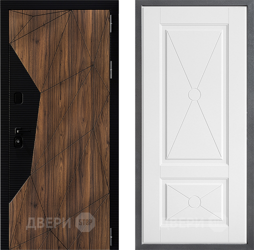 Входная металлическая Дверь Дверной континент ДК-11 ФЛ-617 Софт милк в Видное