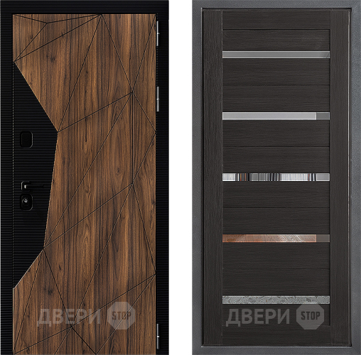 Входная металлическая Дверь Дверной континент ДК-11 ФЛ-47 Венге в Видное