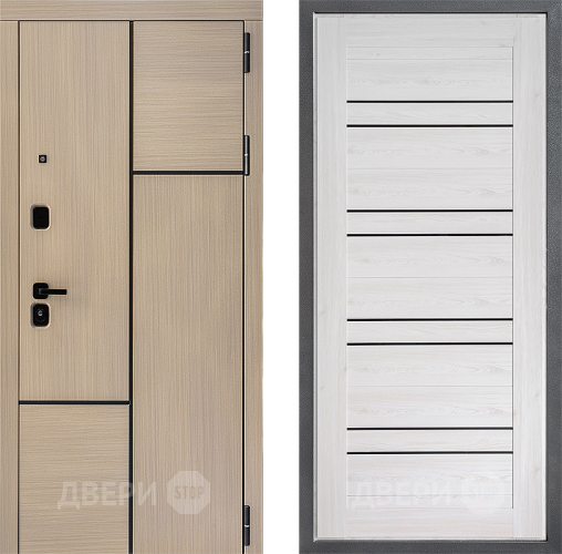 Входная металлическая Дверь Дверной континент ДК-14 ФЛ-49 Сосна белая в Видное