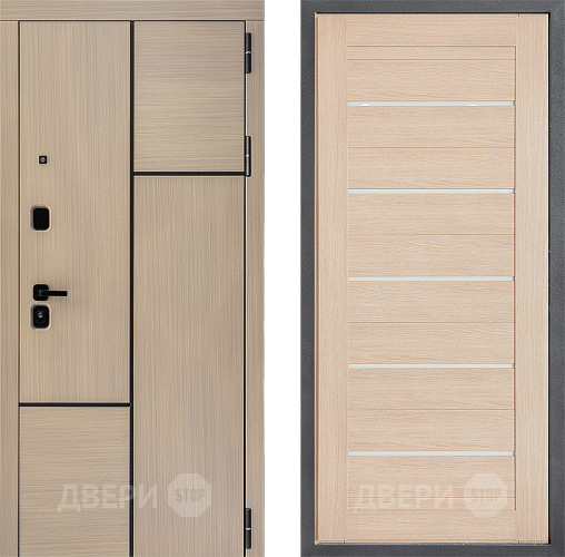Входная металлическая Дверь Дверной континент ДК-14 ФЛ-46 Капучино в Видное