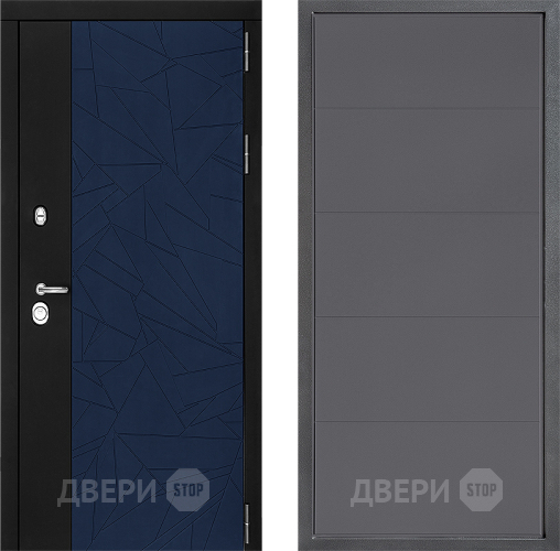 Входная металлическая Дверь Дверной континент ДК-9 ФЛ-649 Графит софт в Видное