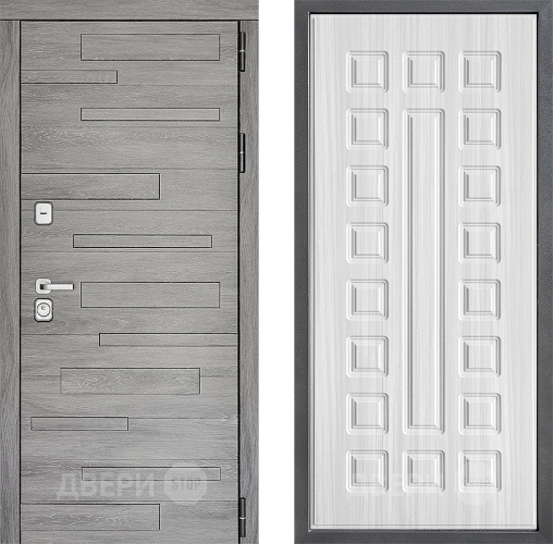 Входная металлическая Дверь Дверной континент ДК-10 ФЛ-183 Сандал белый в Видное