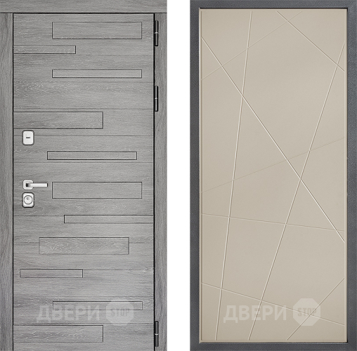Входная металлическая Дверь Дверной континент ДК-10 ФЛ-655 Капучино в Видное
