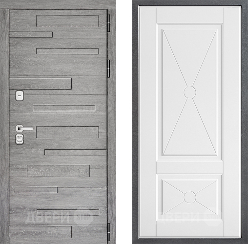 Входная металлическая Дверь Дверной континент ДК-10 ФЛ-617 Софт милк в Видное