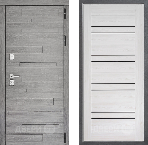 Входная металлическая Дверь Дверной континент ДК-10 ФЛ-49 Сосна белая в Видное