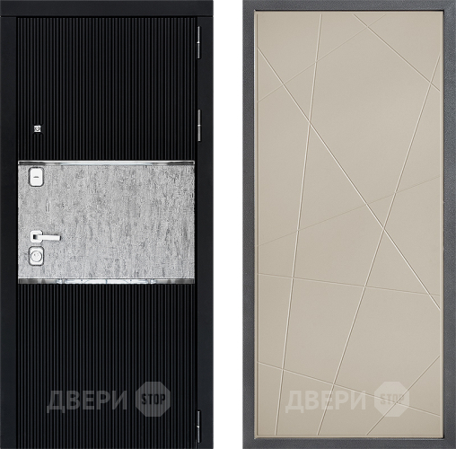 Входная металлическая Дверь Дверной континент ДК-13 ФЛ-655 Капучино в Видное