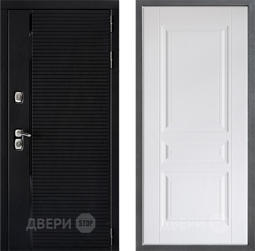 Входная металлическая Дверь Дверной континент ДК-1 ФЛ-243 Альберо Браш серебро в Видное