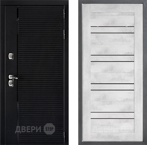 Входная металлическая Дверь Дверной континент ДК-1 ФЛ-49 Бетон снежный в Видное