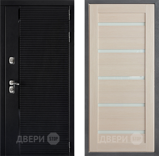 Входная металлическая Дверь Дверной континент ДК-1 ФЛ-47 Лиственница белая в Видное