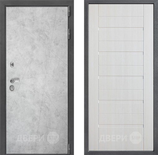 Входная металлическая Дверь Дверной континент ДК-3/743 ФЛ-70 Лиственница белая в Видное