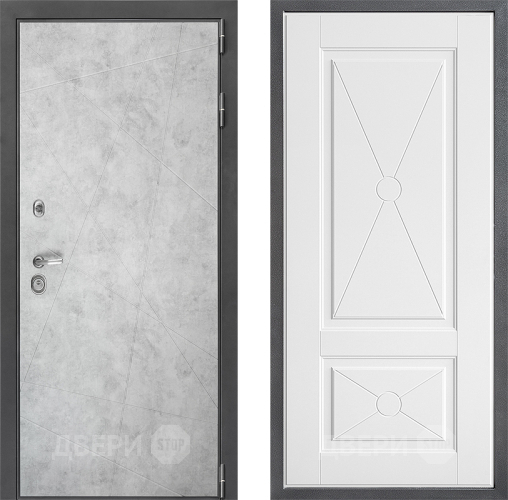 Входная металлическая Дверь Дверной континент ДК-3/743 ФЛ-617 Софт милк в Видное