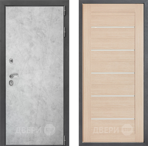 Входная металлическая Дверь Дверной континент ДК-3/743 ФЛ-46 Капучино в Видное